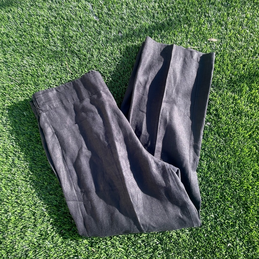 100% Linen Ari wide leg pants